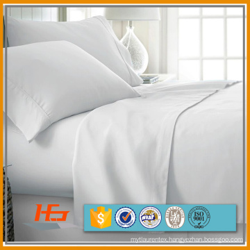 wholesale bed sheet cotton plain white color twin size